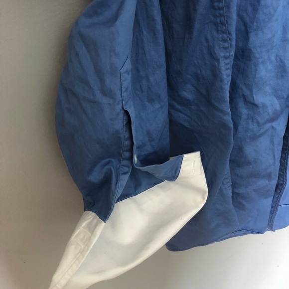 Donald Trump signature luxury french cuff blue Dress shirt 16 - Picture 7 of 8